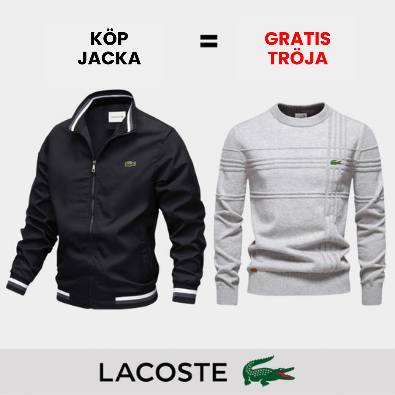 CASUAL JACKA + GRATIS TRÖJA || BEGRÄNSAT ERBJUDANDE