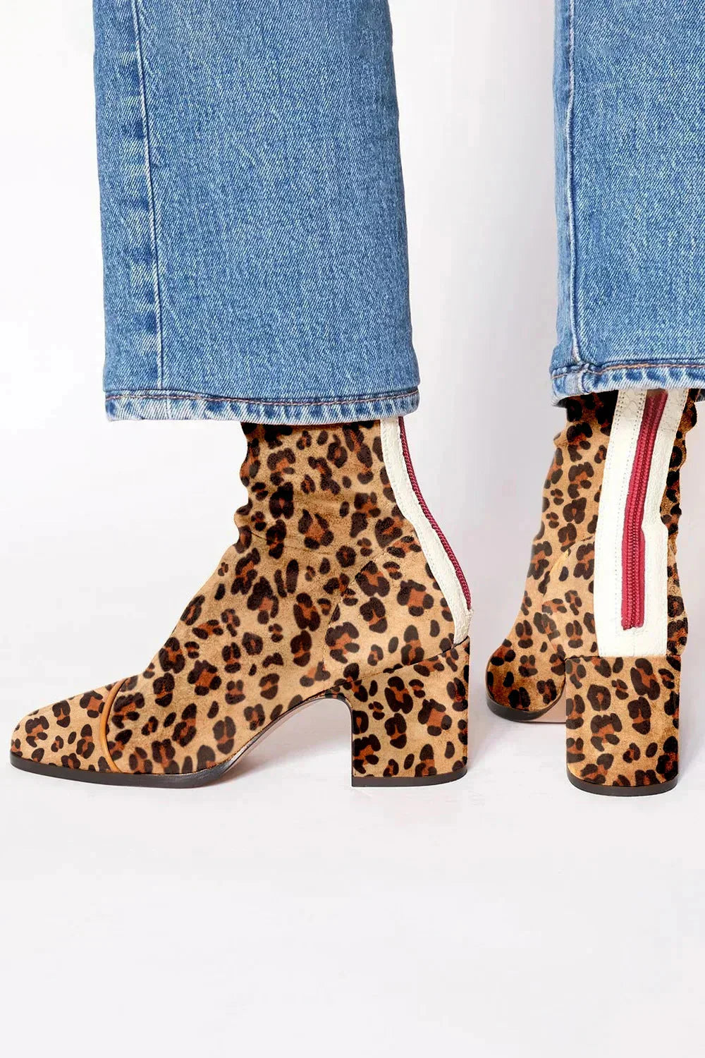 Klassiska ankelboots i mocka – Utförsäljning