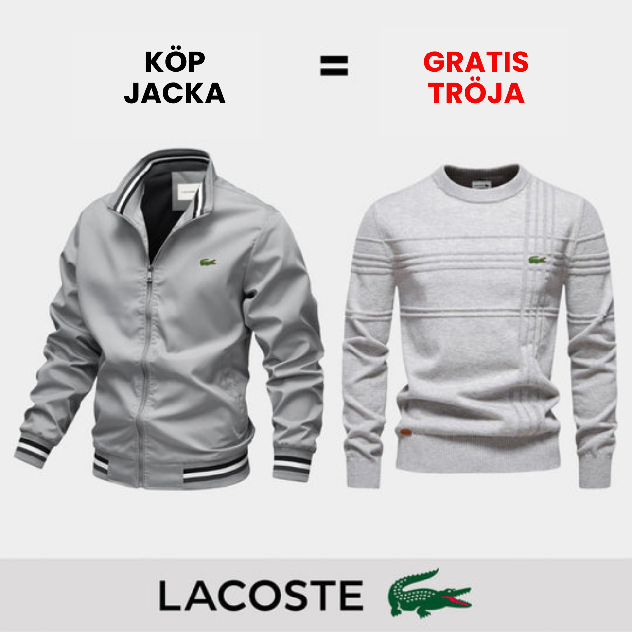 CASUAL JACKA + GRATIS TRÖJA || BEGRÄNSAT ERBJUDANDE