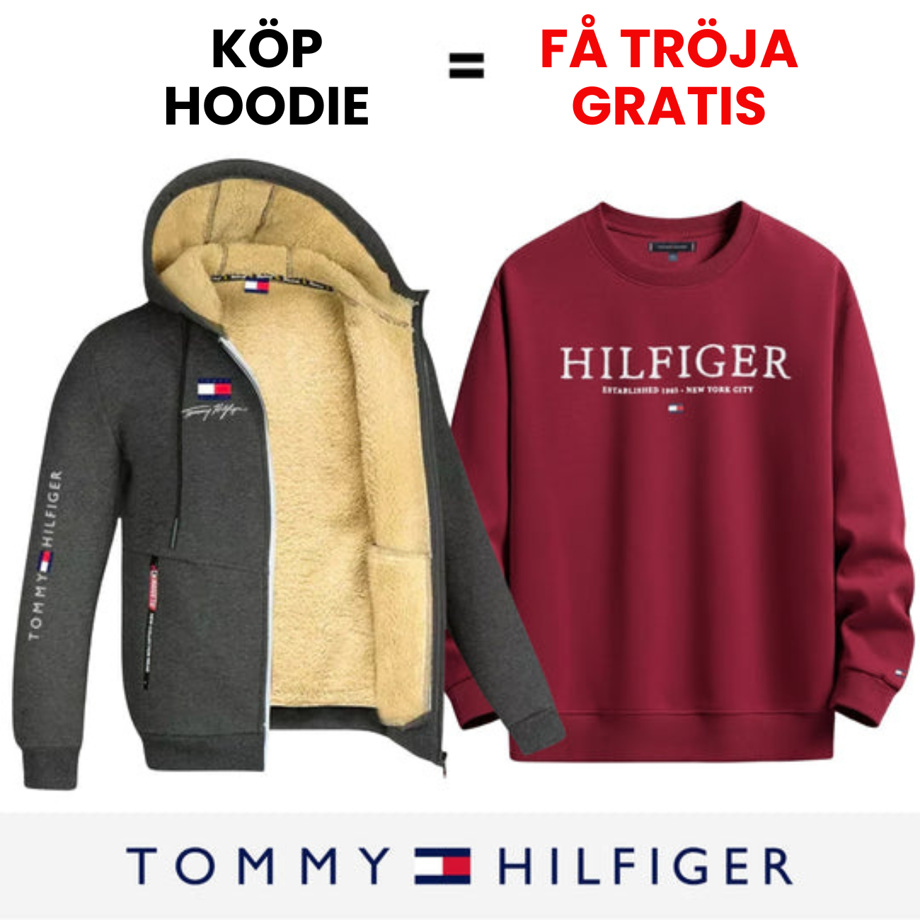 Premium Sherpa Hoodie + Sweat Erbjudande || BEGRĂNSAD ERBJUDANDE