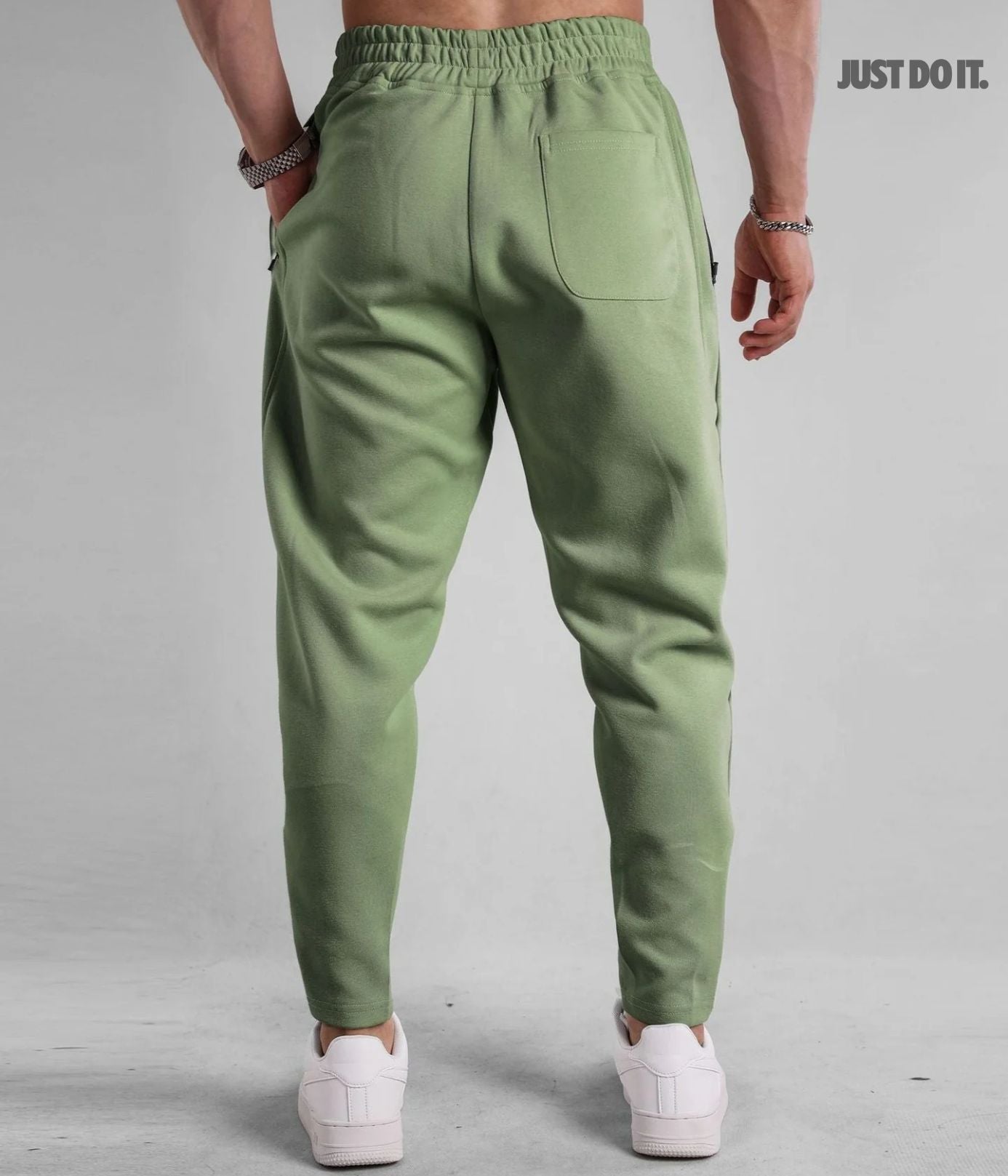 Streetwearbyxor - Med Dragkedja vid Fotleden