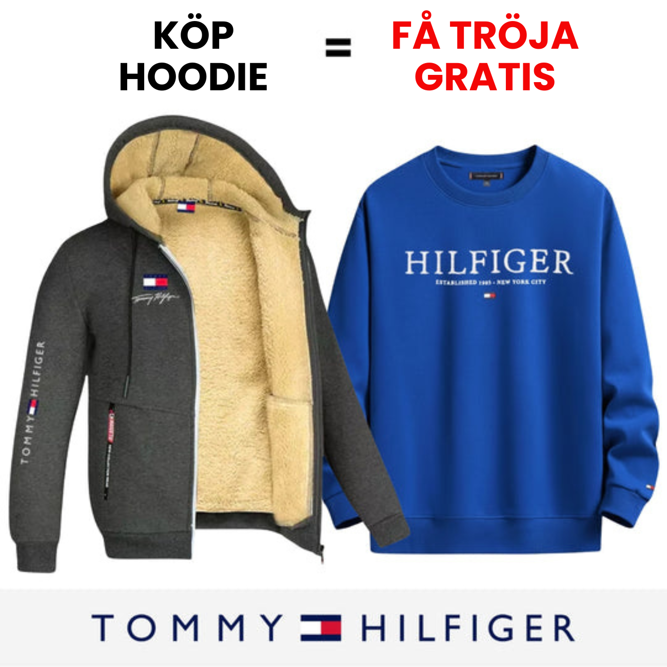 Premium Sherpa Hoodie + Sweat Erbjudande || BEGRĂNSAD ERBJUDANDE