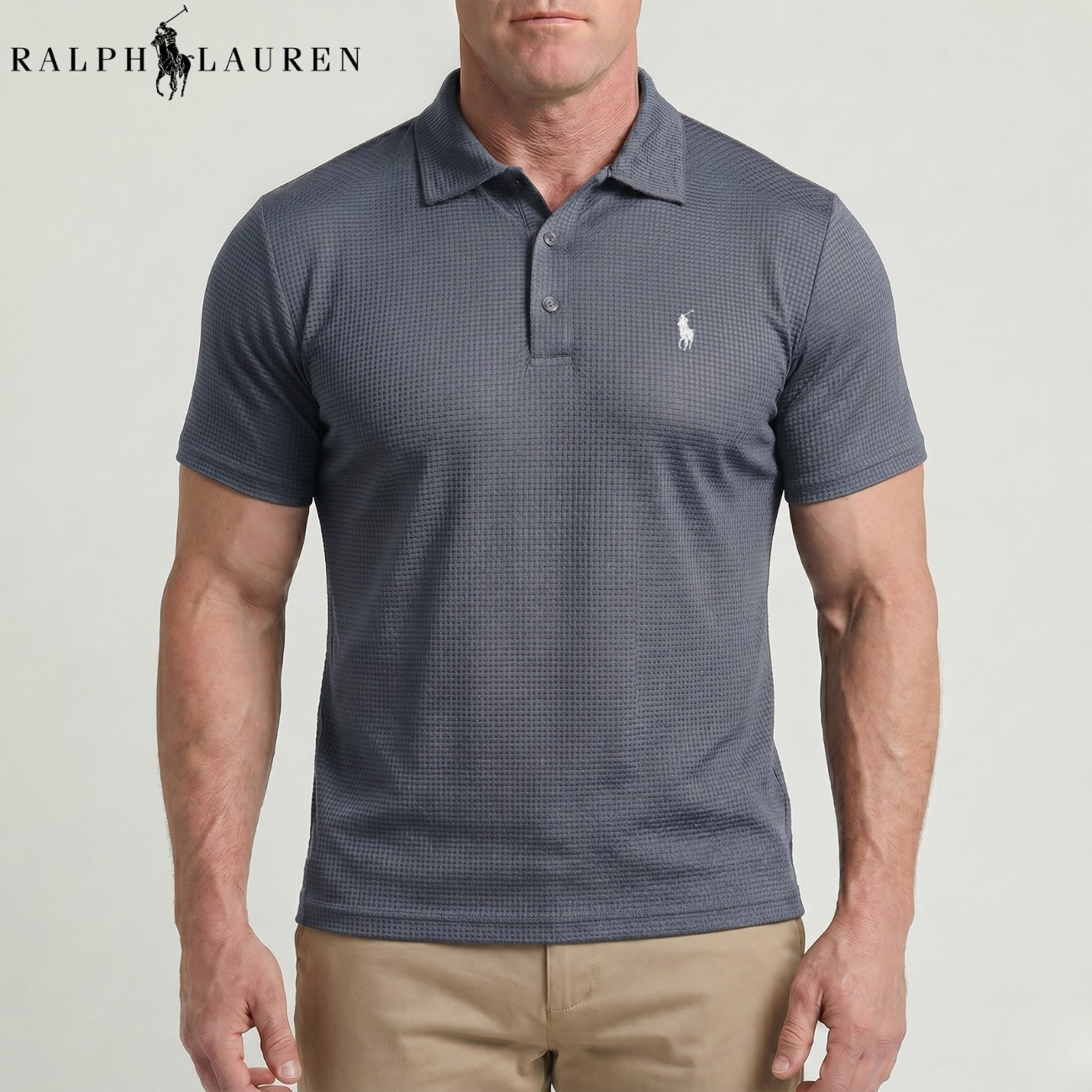 Waffle-Weave Tech Polo || Utförsäljning