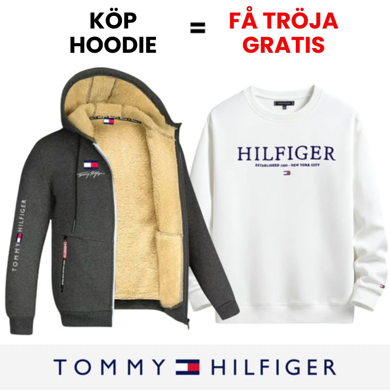 Premium Sherpa Hoodie + Sweat Erbjudande || BEGRĂNSAD ERBJUDANDE