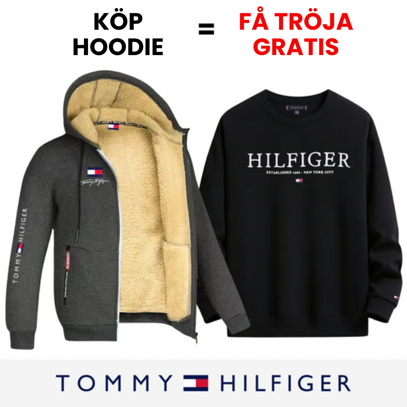 Premium Sherpa Hoodie + Sweat Erbjudande || BEGRĂNSAD ERBJUDANDE