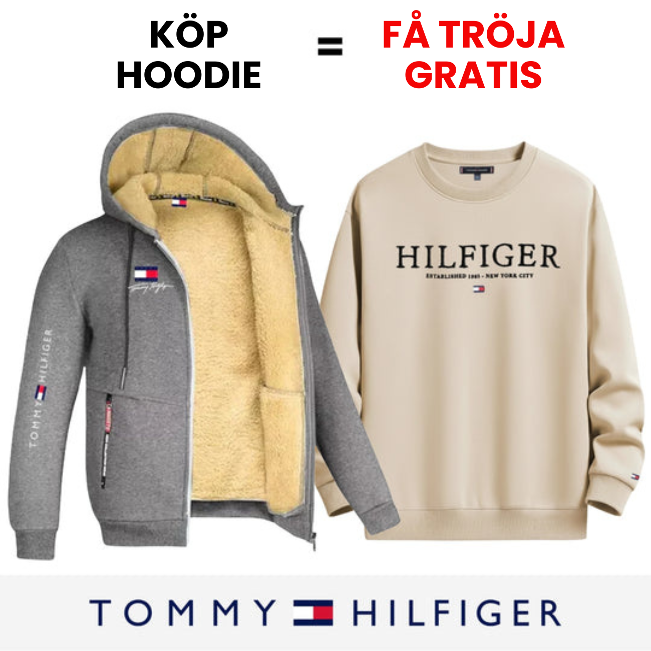 Premium Sherpa Hoodie + Sweat Erbjudande || BEGRĂNSAD ERBJUDANDE