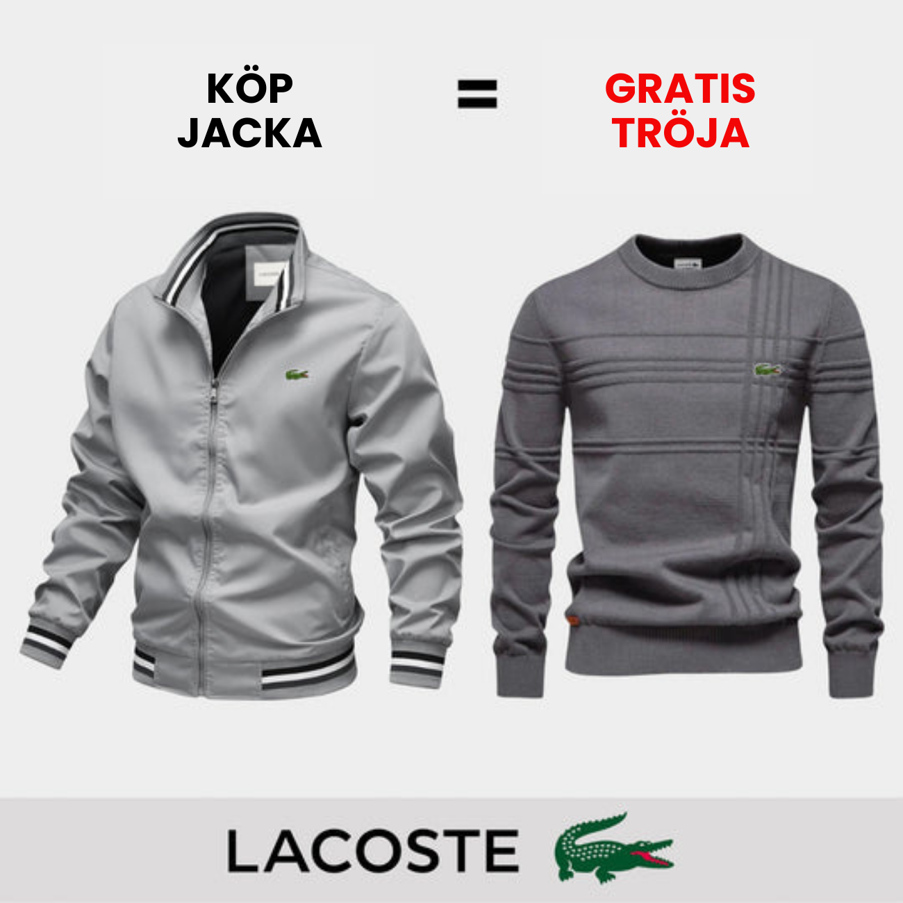 CASUAL JACKA + GRATIS TRÖJA || BEGRÄNSAT ERBJUDANDE