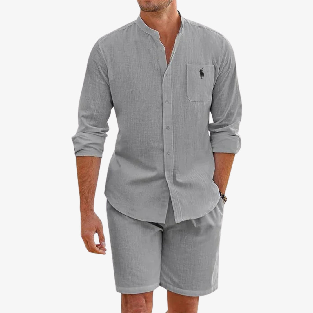 Elegant Set Skjorta & Shorts - UTFÖRSÄLJNING