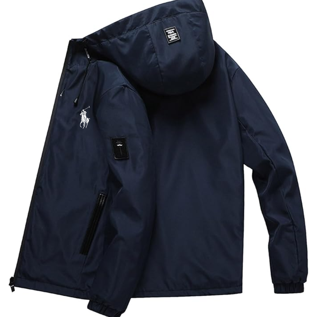 Teknisk Jacka med Huva i Urban Stil