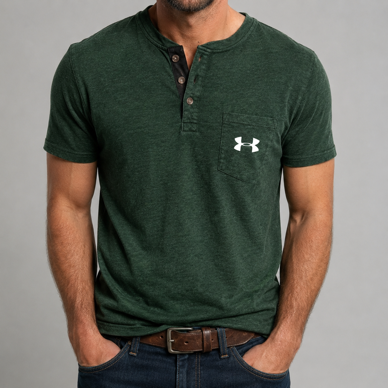 Premium Slub Knit Henley - Utförsäljning