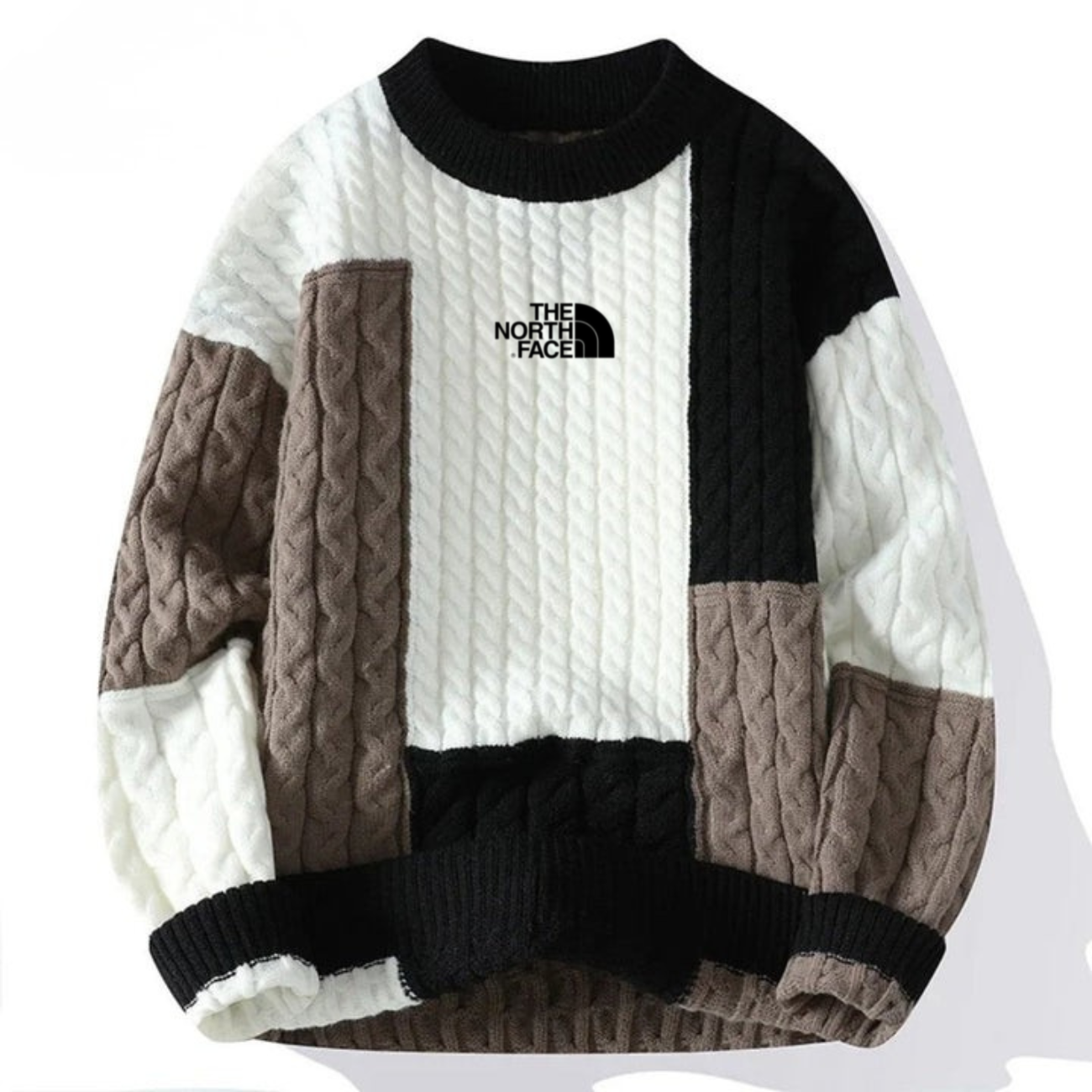 Retro Patchwork Tröja - UTFÖRSÄLJNING AV KOLLEKTION