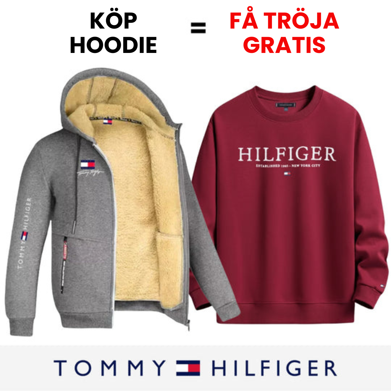 Premium Sherpa Hoodie + Sweat Erbjudande || BEGRĂNSAD ERBJUDANDE