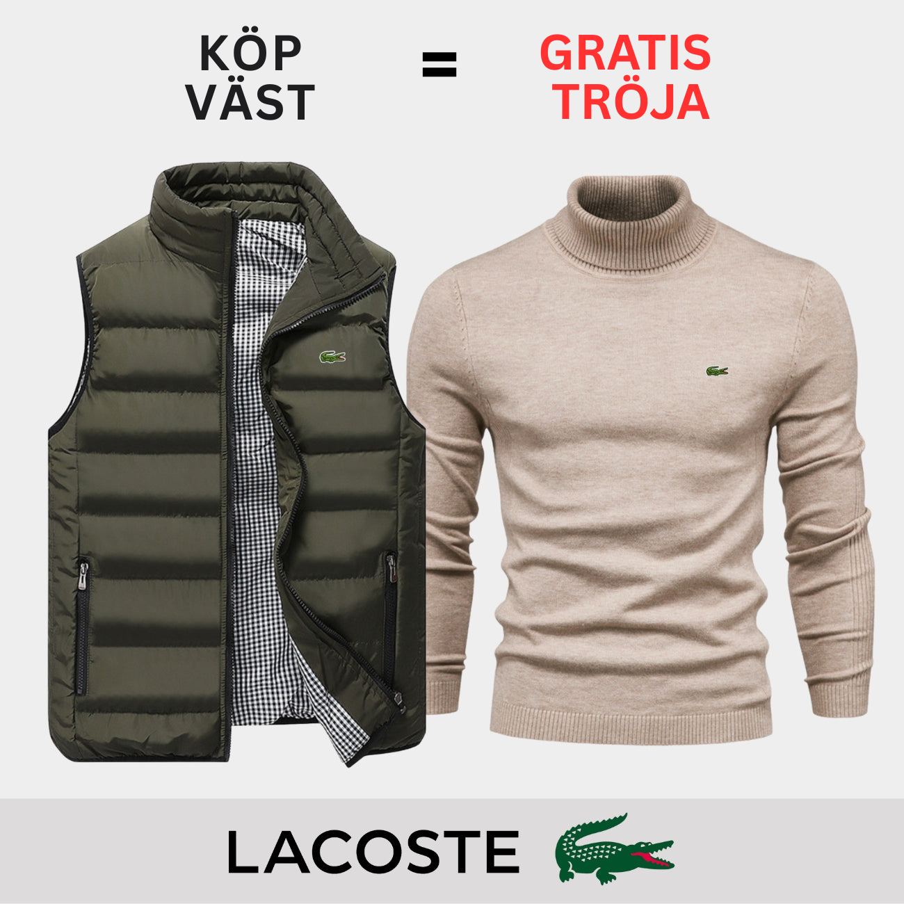 PREMIUM CASUAL VÄST + TRÖJA ERBJUDANDE || BEGRÄNSAT TID ERBJUDANDE