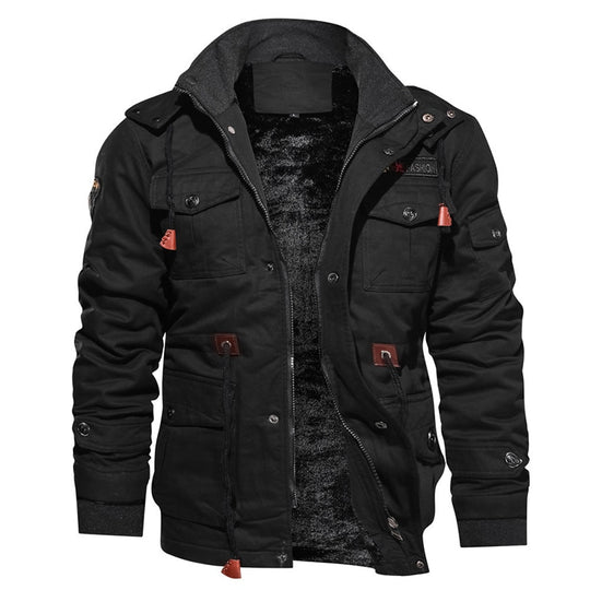 Veyro™ - Stilren Modern Jacka med Foder & Flera Fickor