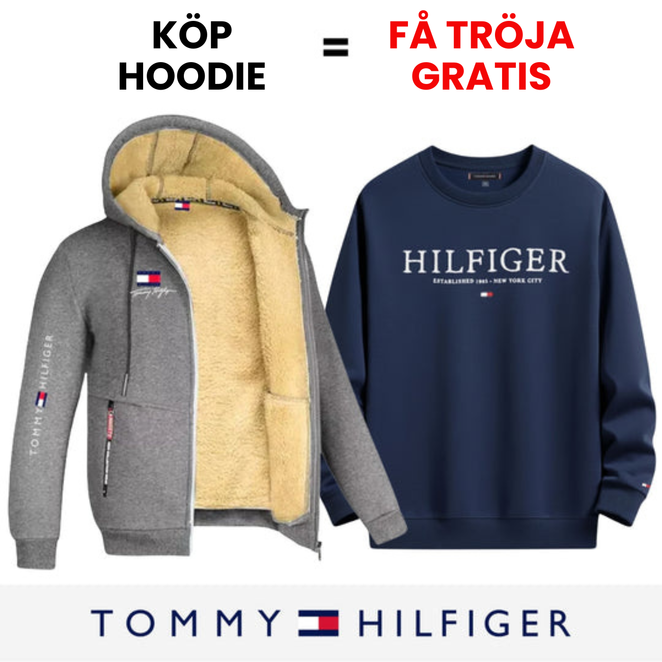 Premium Sherpa Hoodie + Sweat Erbjudande || BEGRĂNSAD ERBJUDANDE