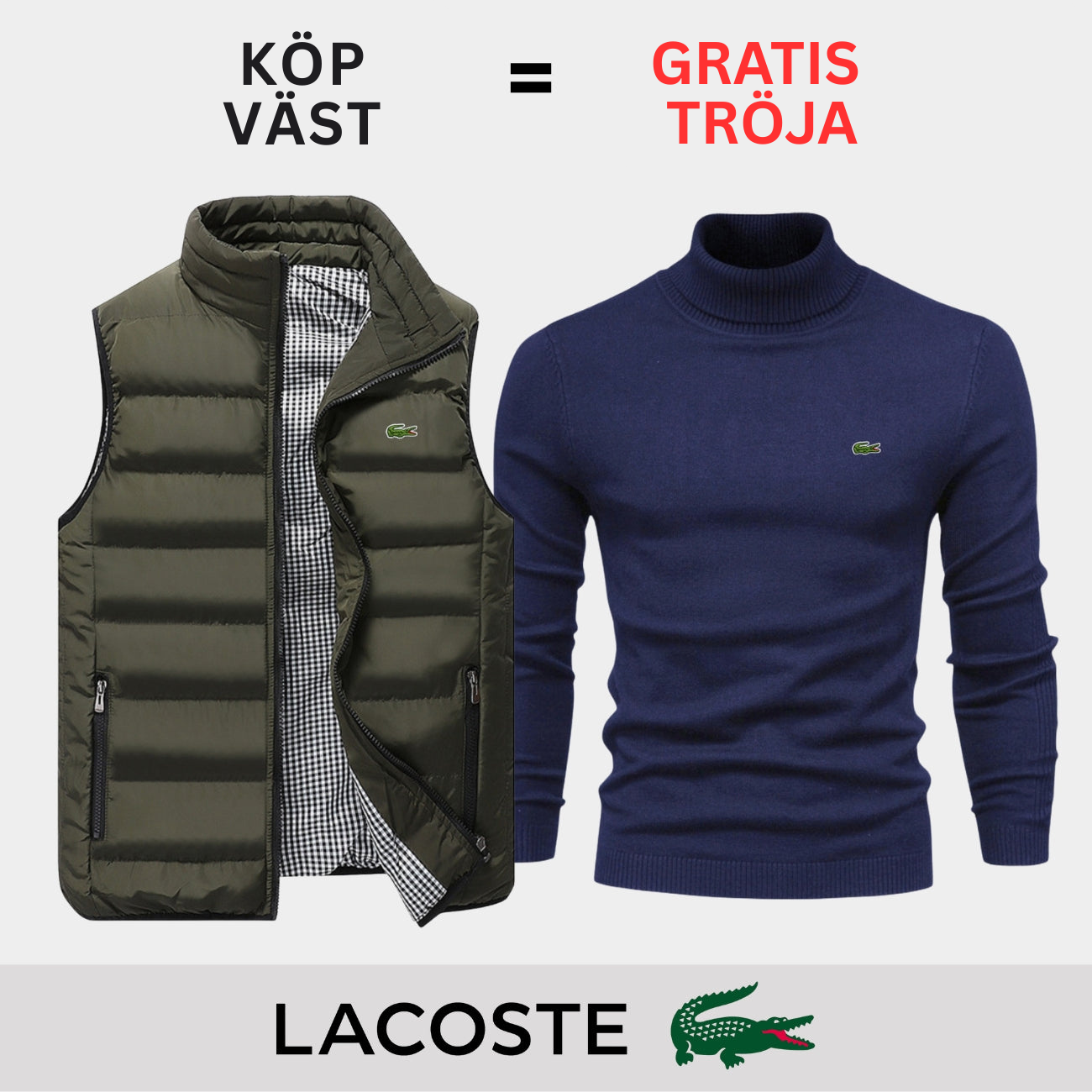 PREMIUM CASUAL VÄST + TRÖJA ERBJUDANDE || BEGRÄNSAT TID ERBJUDANDE