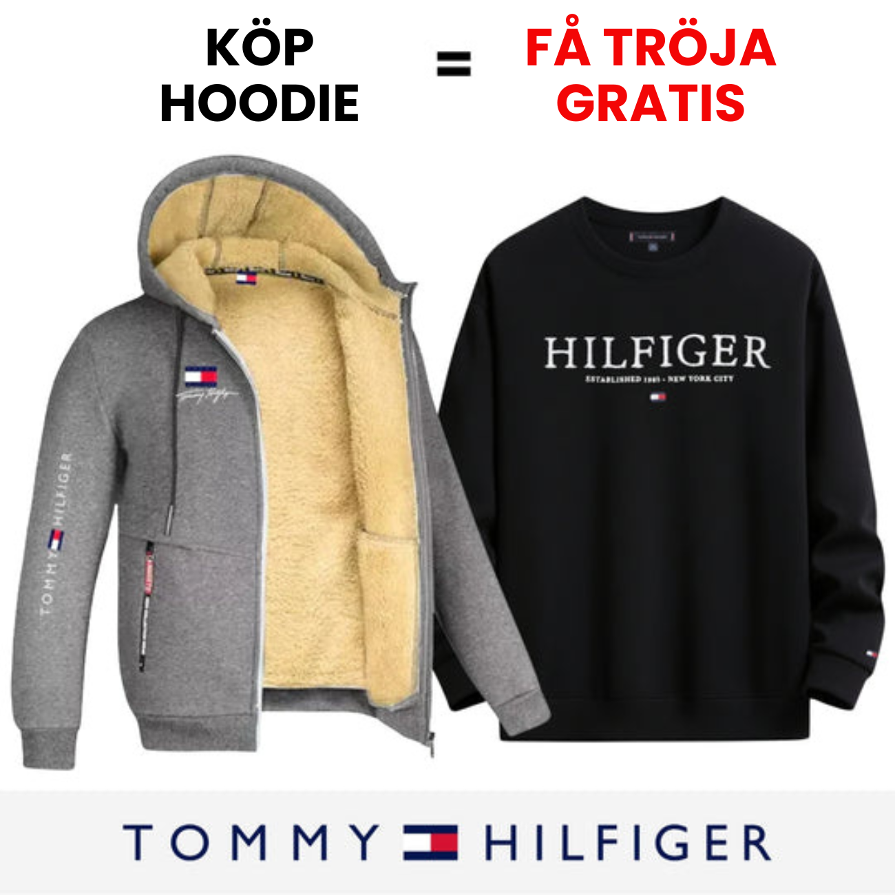 Premium Sherpa Hoodie + Sweat Erbjudande || BEGRĂNSAD ERBJUDANDE