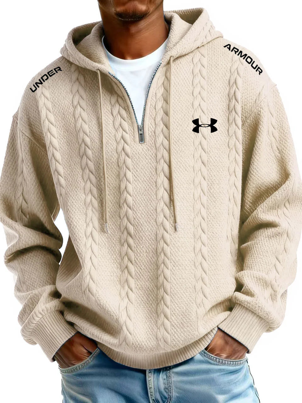 UA halvzip-hoodie