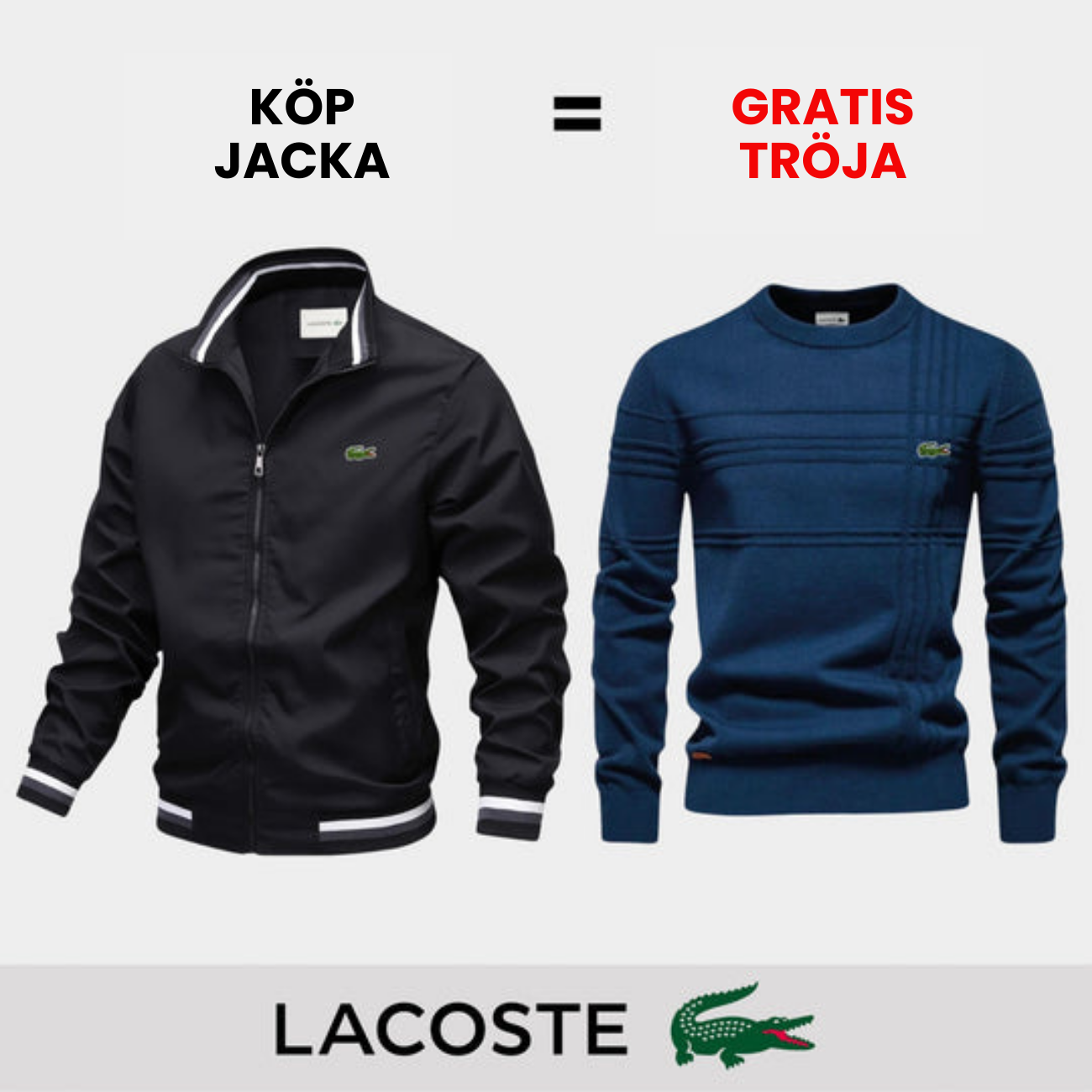CASUAL JACKA + GRATIS TRÖJA || BEGRÄNSAT ERBJUDANDE