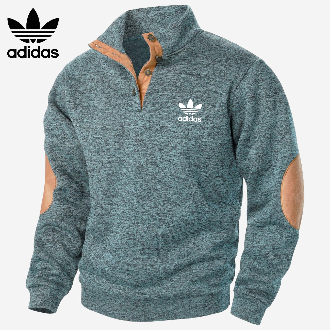 Halvknäppt sweatshirt || UTFÖRSÄLJNING