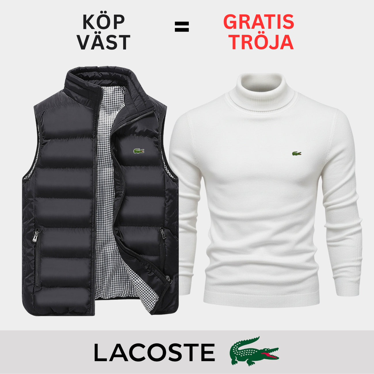 PREMIUM CASUAL VÄST + TRÖJA ERBJUDANDE || BEGRÄNSAT TID ERBJUDANDE