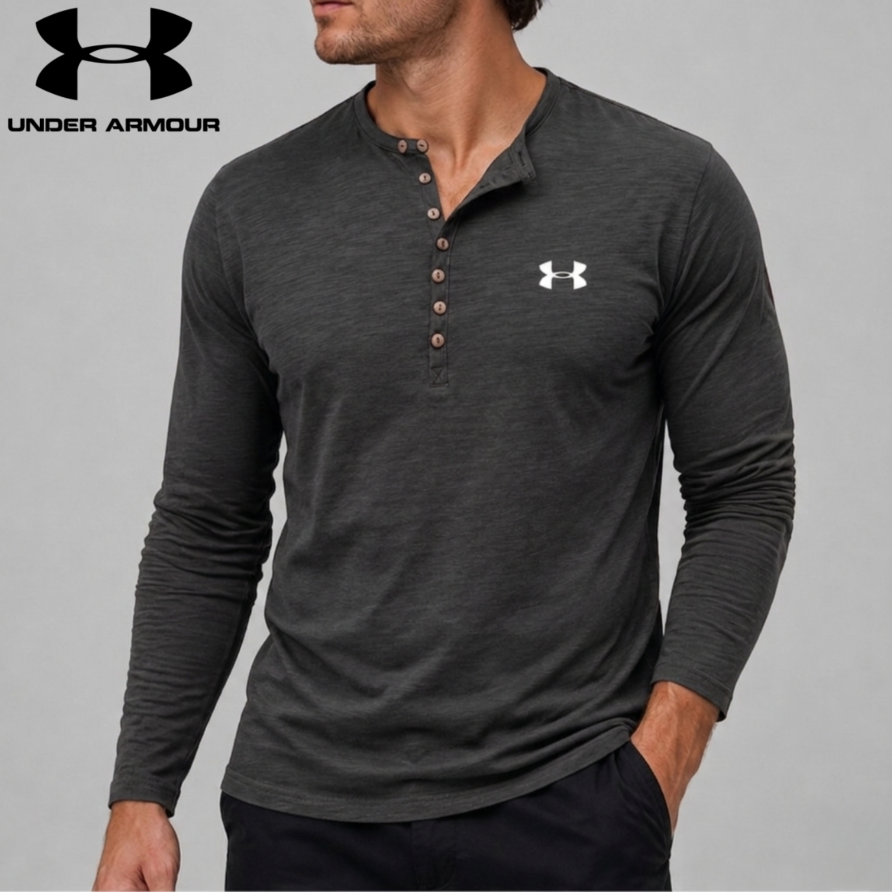 Långärmad Henley || Utförsäljning