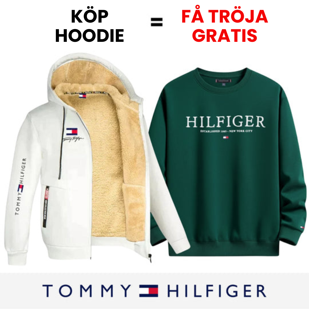Premium Sherpa Hoodie + Sweat Erbjudande || BEGRĂNSAD ERBJUDANDE