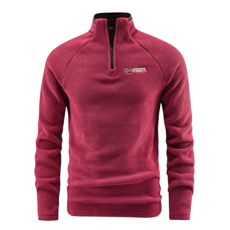 Termisk fleece med halv dragkedja för herr || Utförsäljning