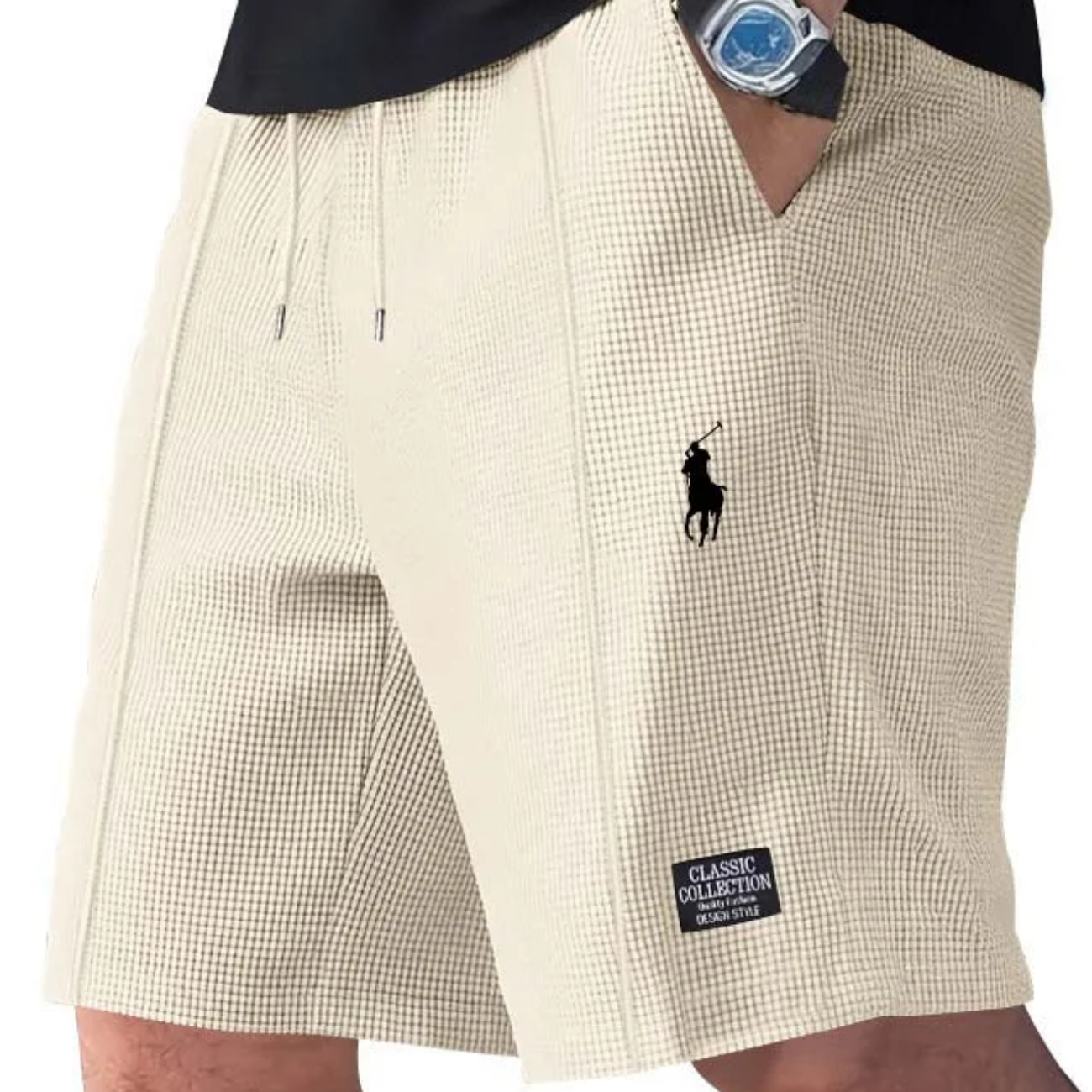 2026 Texturerade Sommarkomfort-Shorts - Utförsäljning