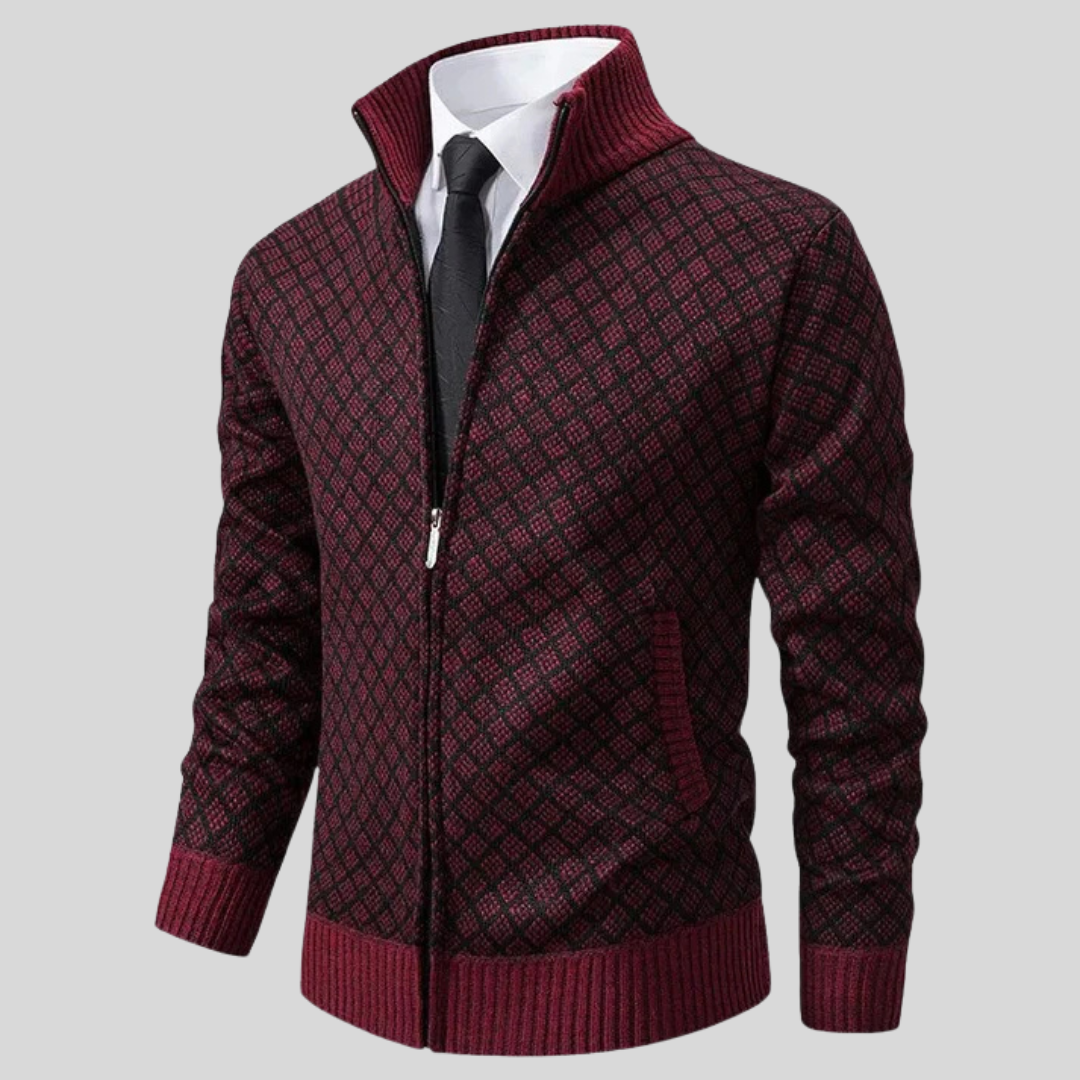 Capsten™ - Elegant Stickad Kofta