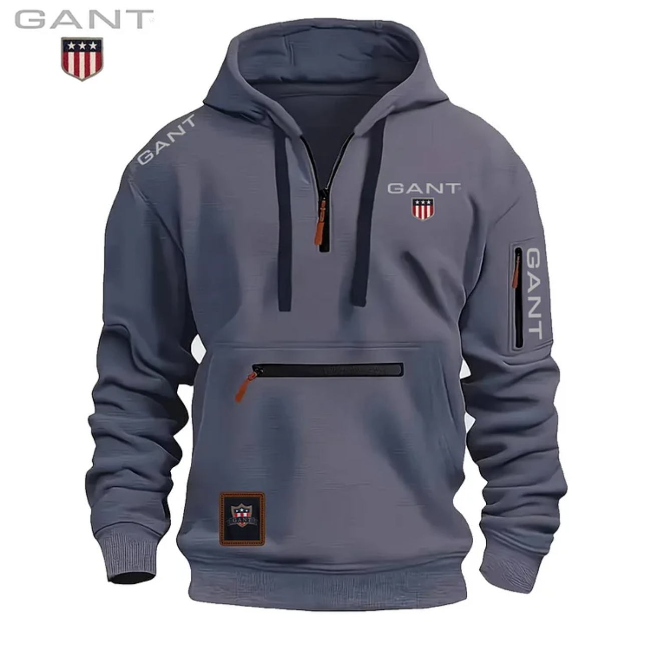 2026 Urban Halv-Dragkedja Prestanda-Hoodie || REA UTGÅENDE VAROR