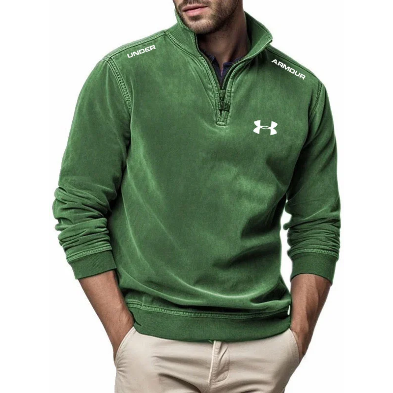 2026 Sweatshirt med Quarter Zip - Utförsäljning