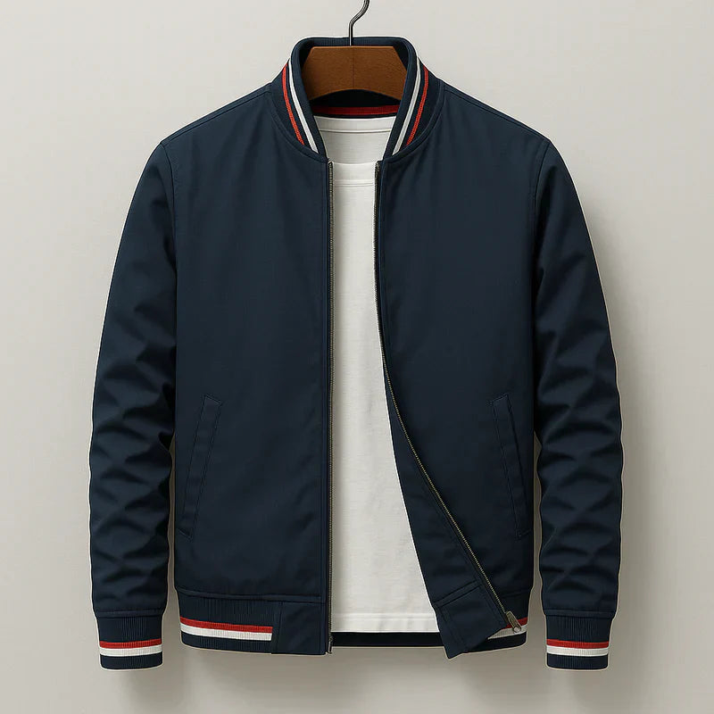 Maverick™ - Stilfull Randig Bomberjacka