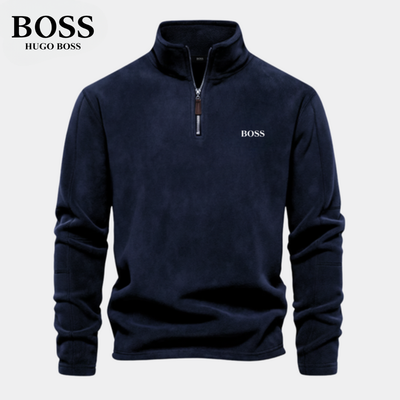 BOSS™ Half Zip Sweatshirt | I Bomull
