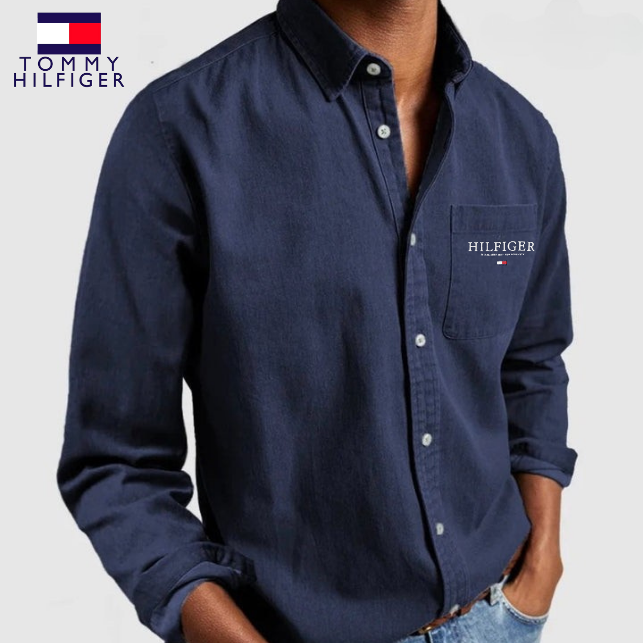 Linneskjorta | i Oxford-stil