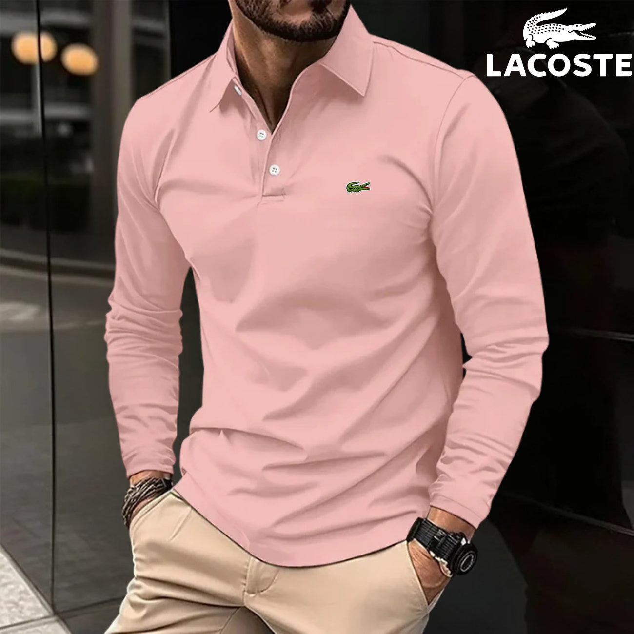 Långärmad Elegant Piké || UTFÖRSÄLJNINGSPRIS