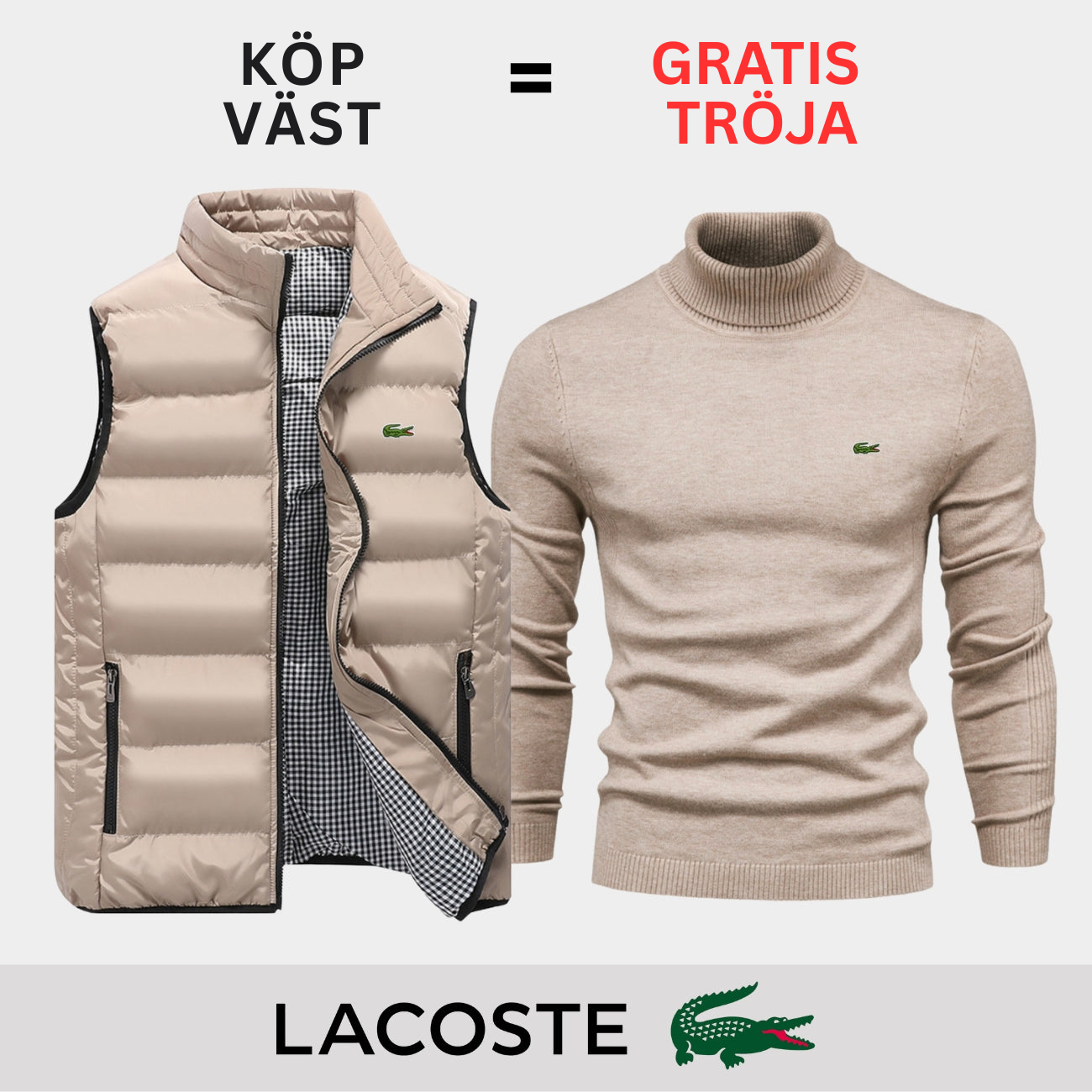 PREMIUM CASUAL VÄST + TRÖJA ERBJUDANDE || BEGRÄNSAT TID ERBJUDANDE