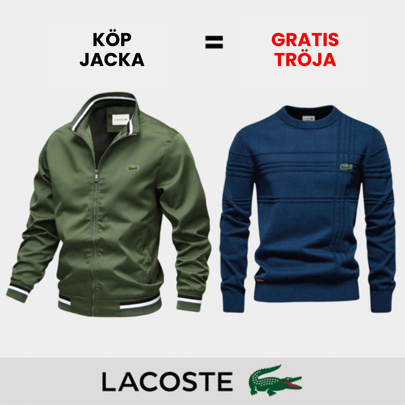 CASUAL JACKA + GRATIS TRÖJA || BEGRÄNSAT ERBJUDANDE