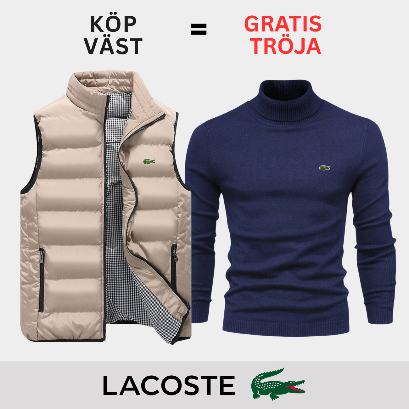 PREMIUM CASUAL VÄST + TRÖJA ERBJUDANDE || BEGRÄNSAT TID ERBJUDANDE