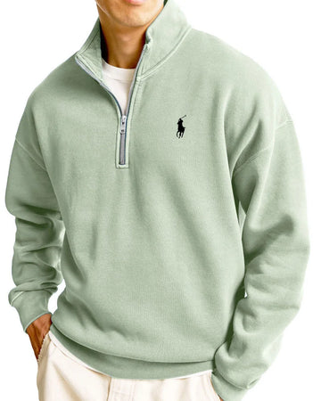 R&L™ Herr Casual Ståkrage Halvdragkedja Sweatshirt