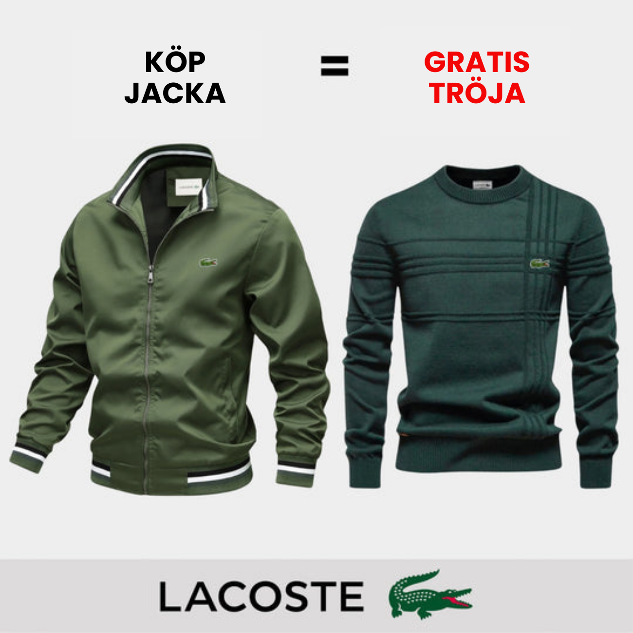 CASUAL JACKA + GRATIS TRÖJA || BEGRÄNSAT ERBJUDANDE