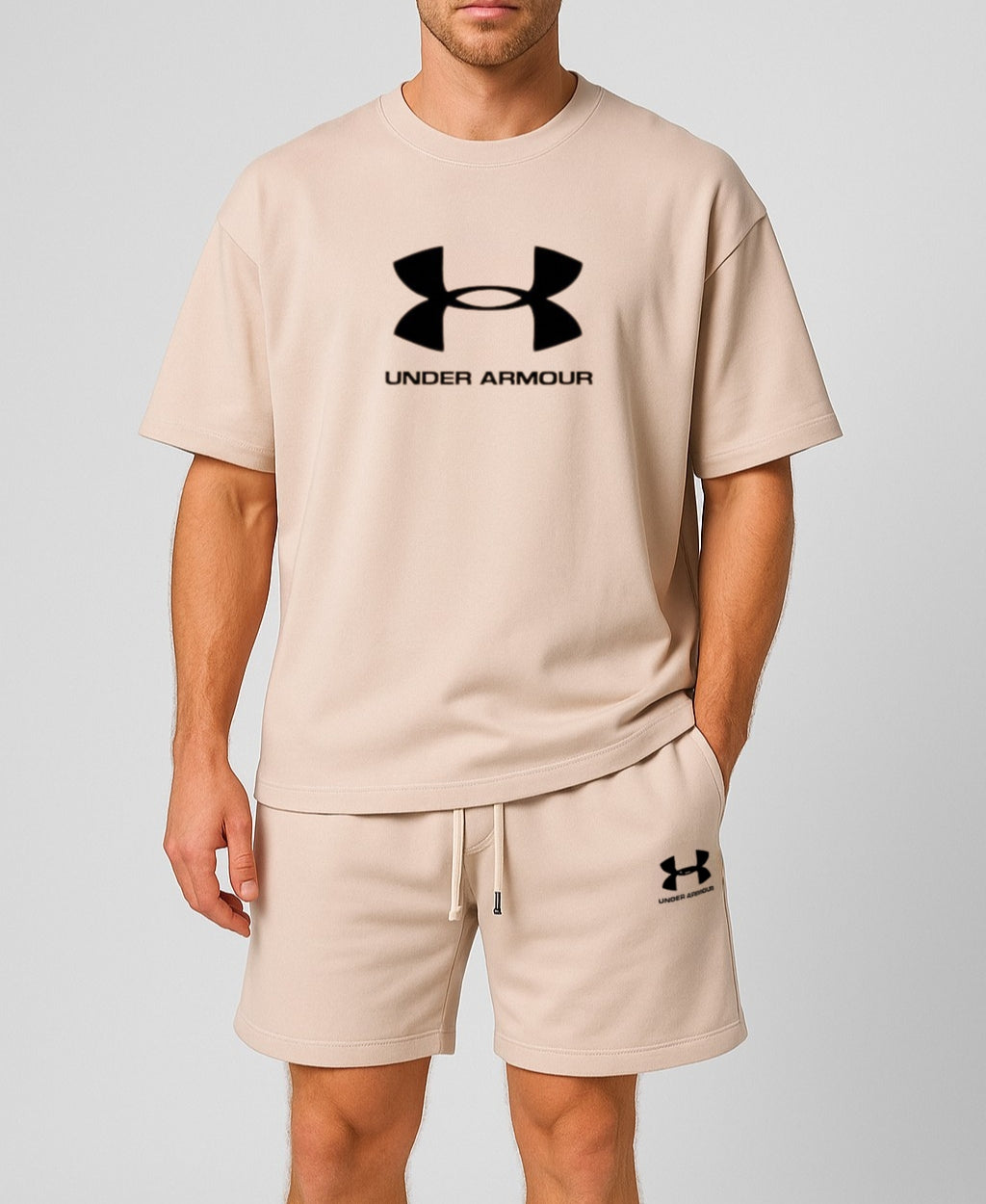 Somrig och Avslappnad Herroutfit || T-shirt och Shorts