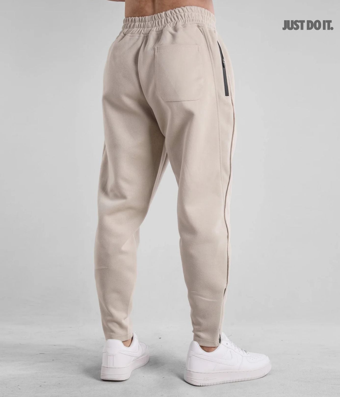 Streetwearbyxor - Med Dragkedja vid Fotleden