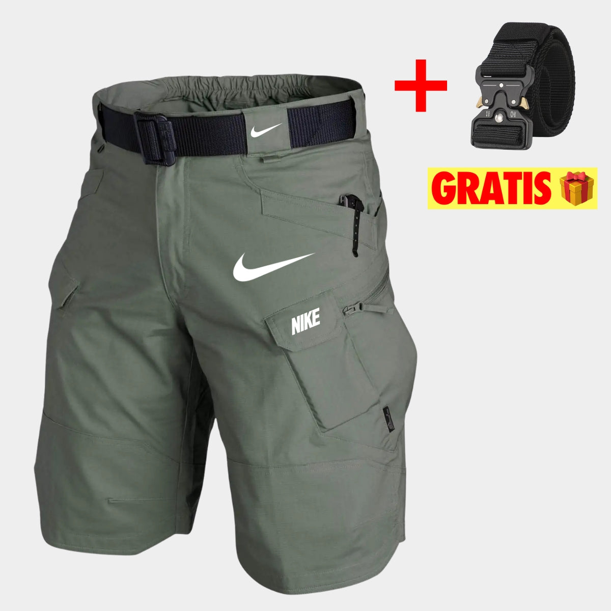 Taktiska Cargo-shorts + Gratis Bälte — UTFÖRSÄLJNING