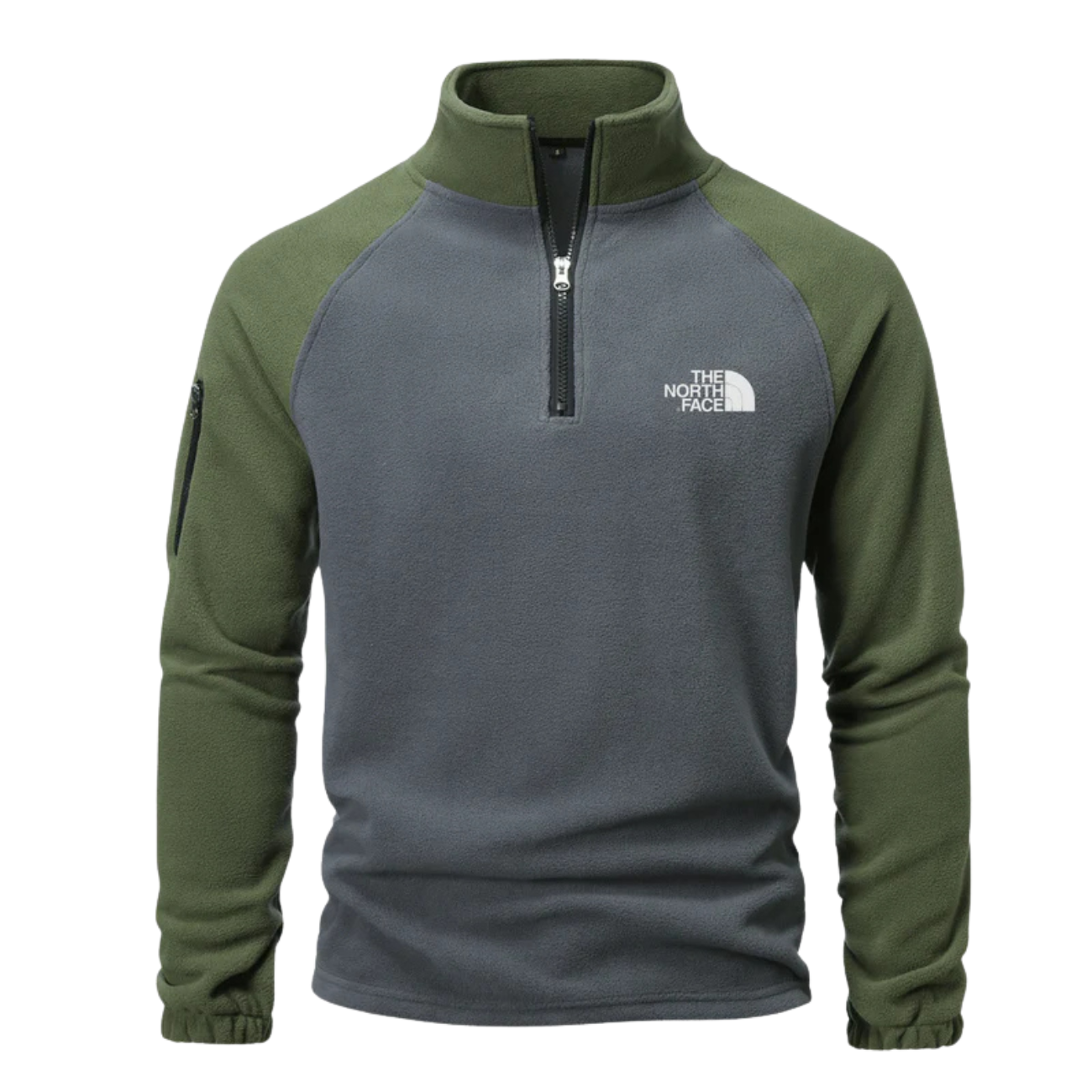 Säsongs Half-Zip Fleecepullover - Utförsäljning
