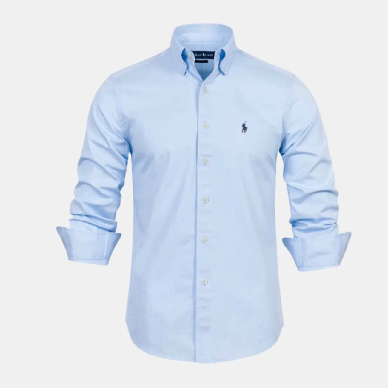 2026 Klassisk Slim Fit Knappskjorta - Utförsäljning