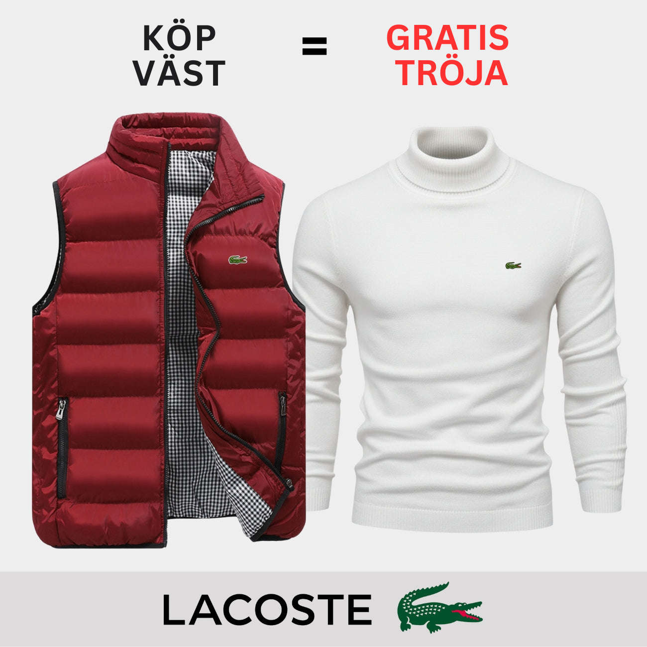 PREMIUM CASUAL VÄST + TRÖJA ERBJUDANDE || BEGRÄNSAT TID ERBJUDANDE