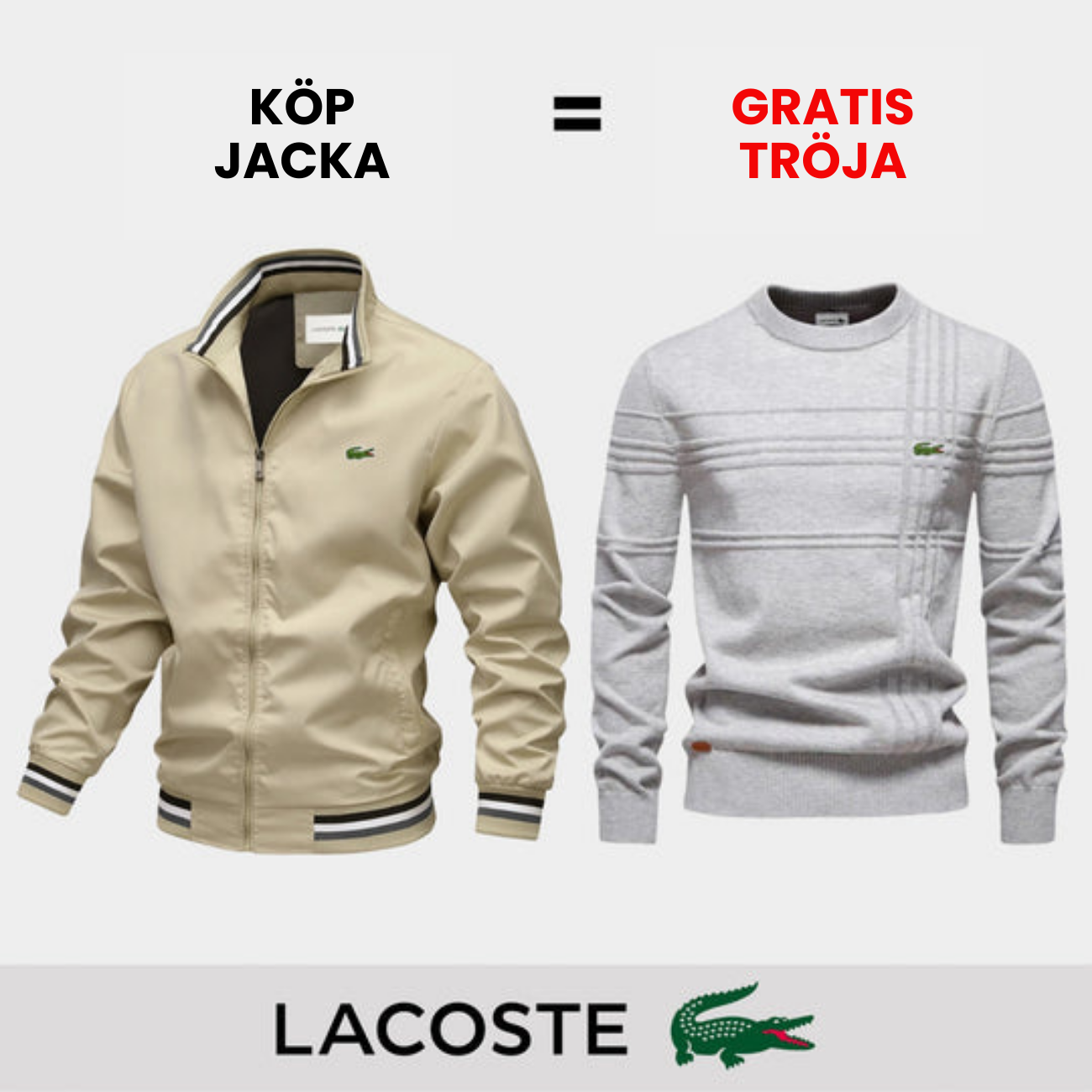CASUAL JACKA + GRATIS TRÖJA || BEGRÄNSAT ERBJUDANDE
