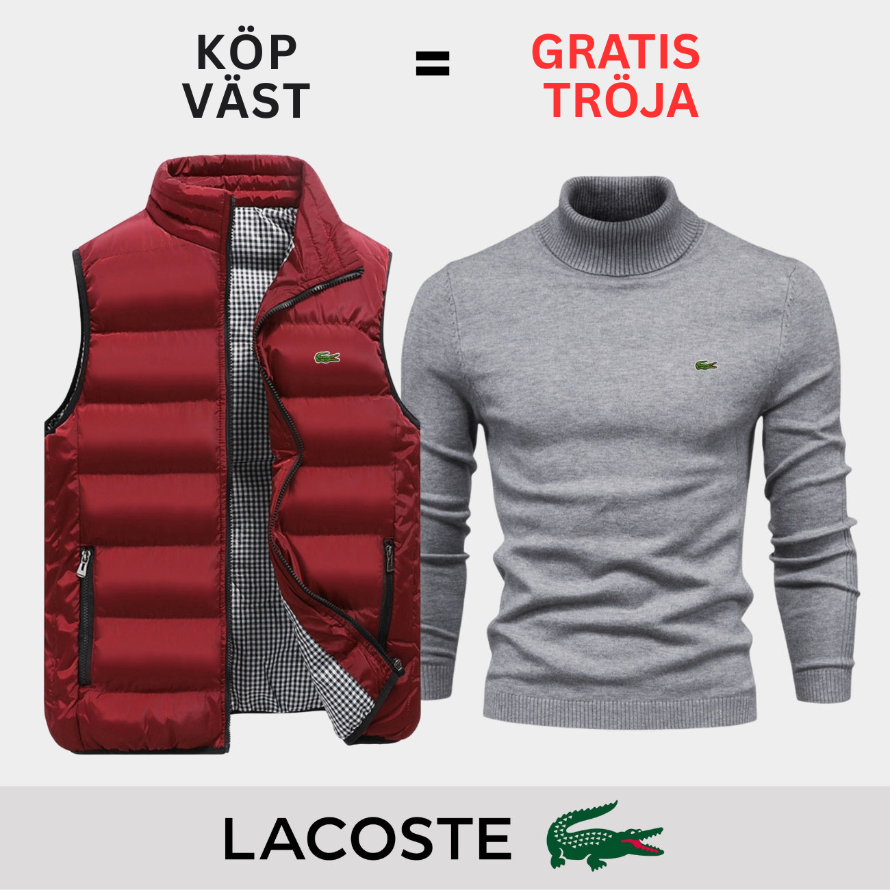 PREMIUM CASUAL VÄST + TRÖJA ERBJUDANDE || BEGRÄNSAT TID ERBJUDANDE