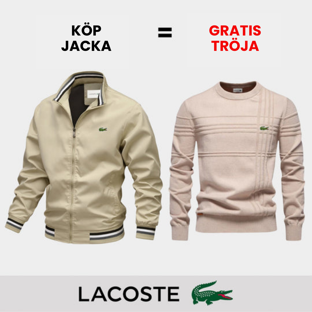 CASUAL JACKA + GRATIS TRÖJA || BEGRÄNSAT ERBJUDANDE